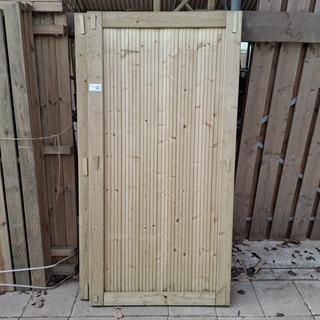 3x Tuinscherm Hillhout, Grenen