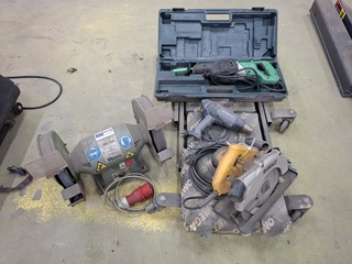 4x Elektrisch handgereedschap o.a. DeWalt, Hikoki