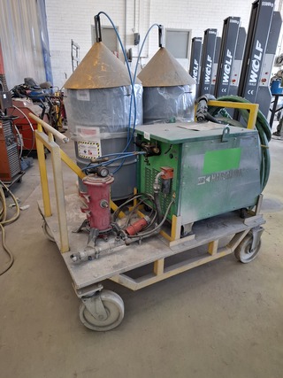 Boogspuitmachine op verrijdbaar onderstel Margarido, M45, bouwjaar 201