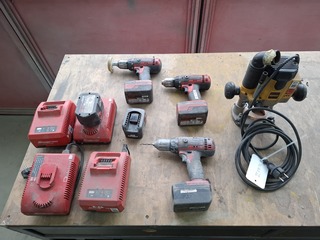 Partij elektrisch handgereedschap o.a. DeWalt, Snap-on