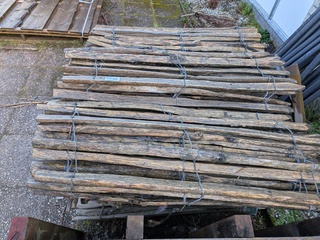 9x Rol kastanjehekwerk