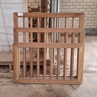 3x Bangkiral deur in kader Carp Garant