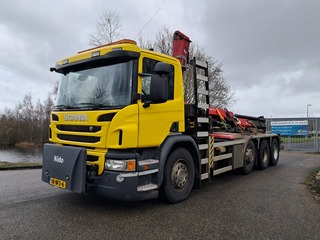 Vrachtwagen met haakarmsysteem, SCANIA, N341, 2015, incl. gedemonteerd