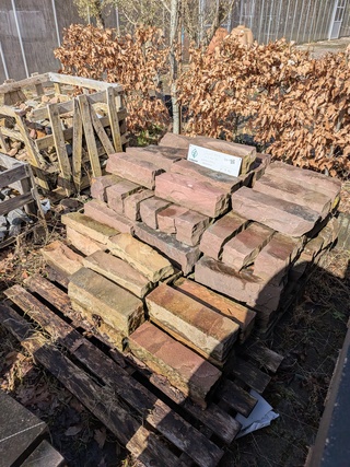 70x Stapelblok Natuursteen, Breukruw