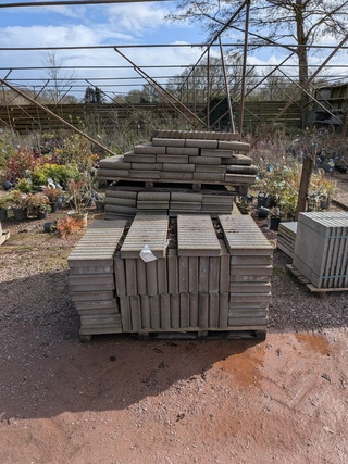 Partij pallisande-/blokjebanden