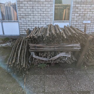 9x Rol kastanjehekwerk