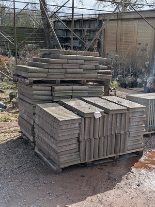 Partij pallisande-/blokjebanden