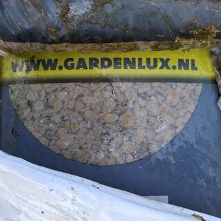 39x Zak Flachkorn a 20 kg Gardenlux, Grijs/beige