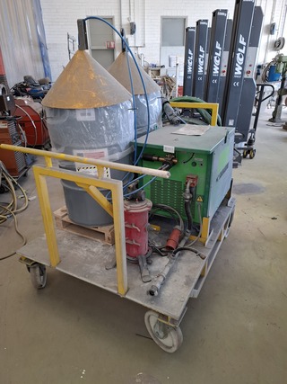 Boogspuitmachine op verrijdbaar onderstel Margarido, M45, bouwjaar 201