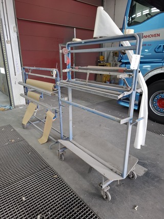 2x Verrijdbare papierstandaard