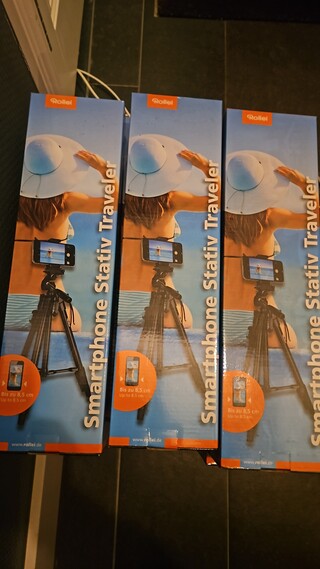 Ca. 15x Smartphone statief, Rollei, Zwart