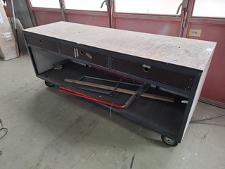 Verrijdbare werkbank