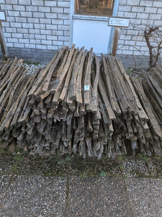 9x Rol kastanjehekwerk