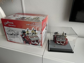 GMP Edelbrock Ford V8 Flathead 1:6 schaalmodel, GMP, Edelbrock Ford V8