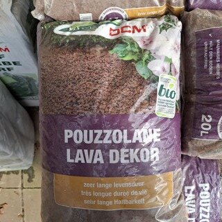 53x Zak pouzzolane lava dekor a 20 liter DCM