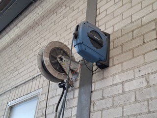 2x Luchthaspel en 2x stroomhaspel o.a. Nedermann