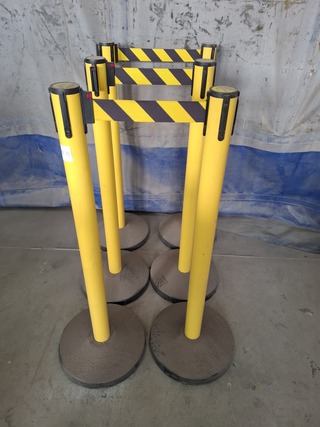 6x Afzetpaal