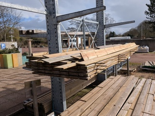 Partij tuinplanken Grenen