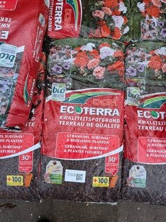 8x Zak potgrond a 30 liter DCM, Ecoterra