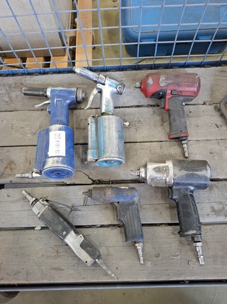 6x Pneumatisch gereedschap
