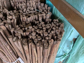 5x Rol wilgenmat met verzinkt ijzerdraad