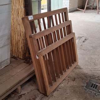 3x Bangkiral deur in kader Carp Garant