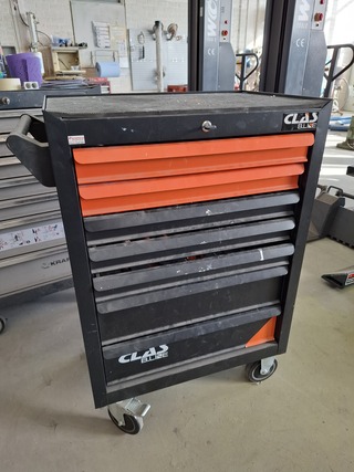 Gereedschapswagen met inhoud, Clas B.line