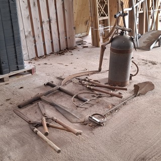 Nostalgisch tuingereedschap