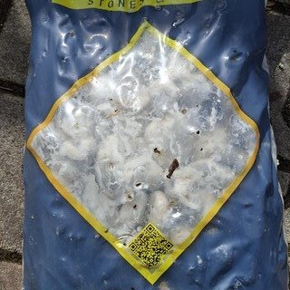 Ca. 33x Zak carrara keitjes a 20 kg, Gardenlux, Wit