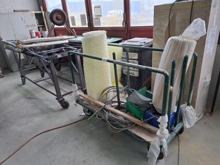 6x Hulpstuk t.b.v. spuitcabine