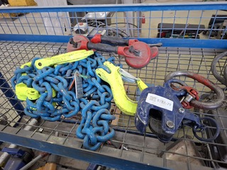 Plaatdrager met 2-sprong ketting