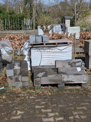 Partij pallisade blokke