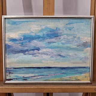 Acryl schilderij op doek, Maya Wildevuur, Mexico, 2008