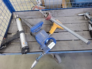 3x Pneumatisch gereedschap