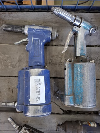 6x Pneumatisch gereedschap