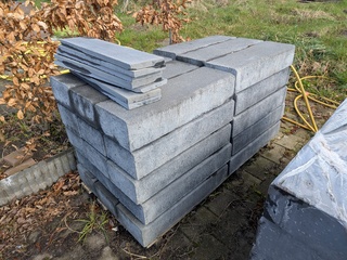 Partij pallisade blokken