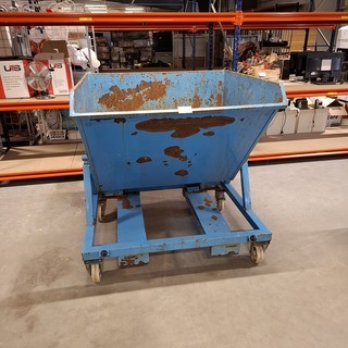 Kiepbak heftruck, Indapp, SKB 675, Blauw