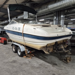 Bowrider speedboot met trailer, Bayliner, 2350 LX Capri, 2000