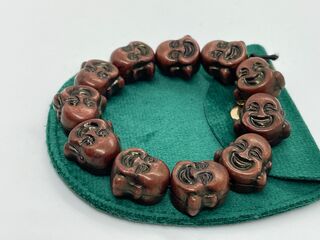 Laughing Buddha armband, S