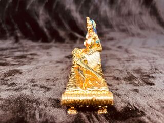 Egyptische Koningin kunstgouden beeld