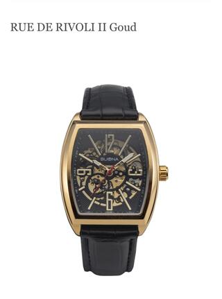 Buona Rue De Rivoli II Goud automatisch herenhorloge
