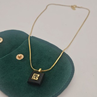 Balmain goldplated collier met pendant