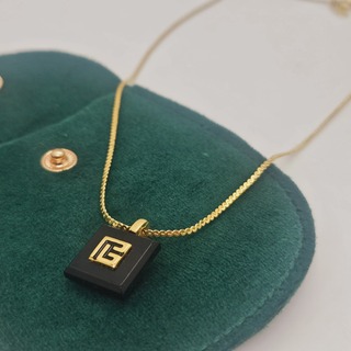 Balmain goldplated collier met pendant