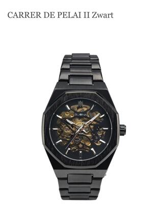 Buona Carrer De Pelai II zwart automatisch herenhorloge