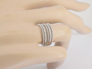 Witgouden rijring met diamanten