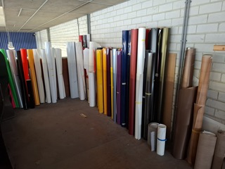 Partij vinyl- en of snijfolie