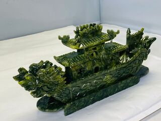 Traditionele Jade Drakenboot – Inclusief doos