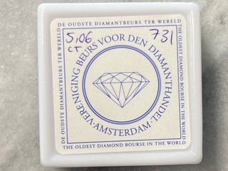 Diamant – 5.06 carat natuurlijke zwarte diamant (gecertificeerd)