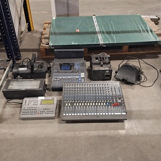 Partij discotheek apparatuur