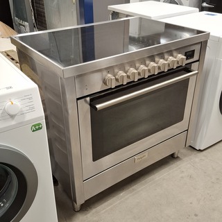 Inductie fornuis 6pits met heteluchtoven, Pelgrim, IF960RVS, 2023